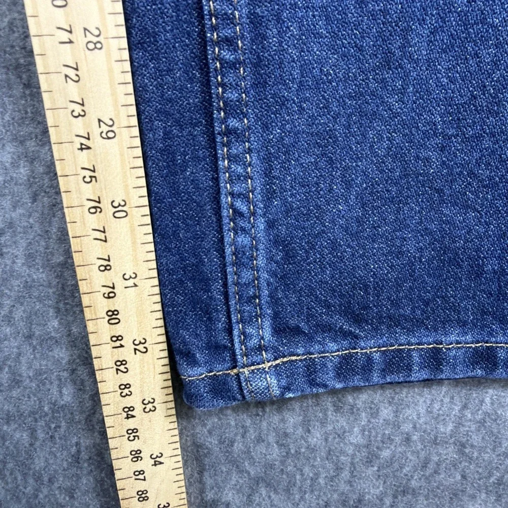 Blue Ranchwear Jeans Mens 34x34 Blue Straight Boot Cut Denim Pants Cowboy